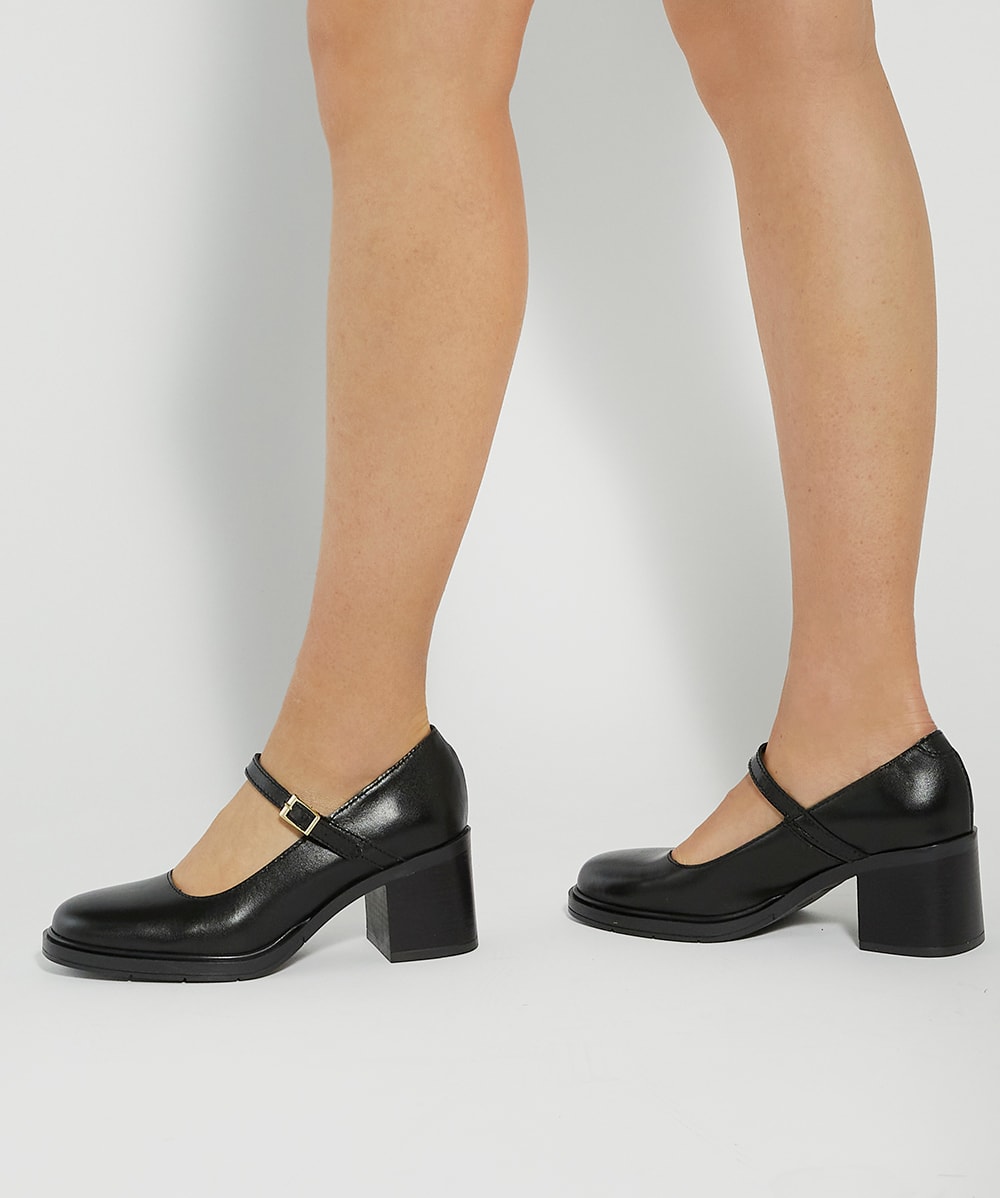 Black block heel mary jane shoes new arrivals