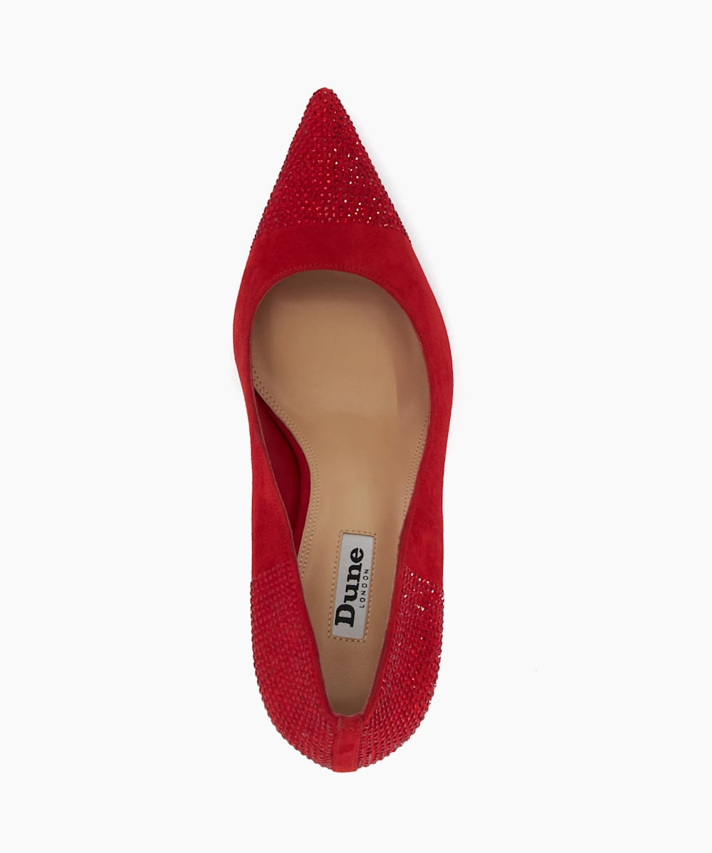 Dune red heels top