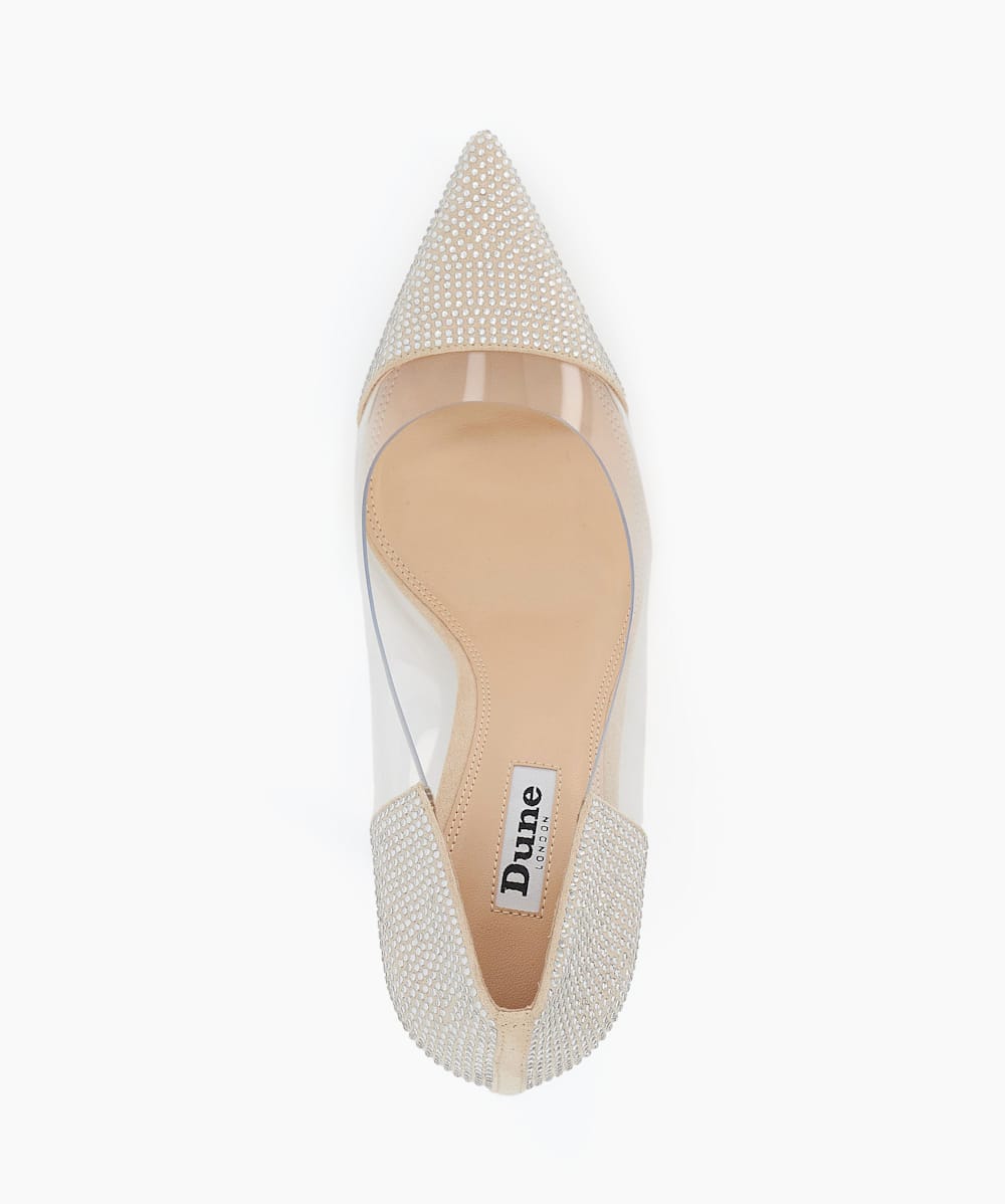 Dune outlet diamante trainers