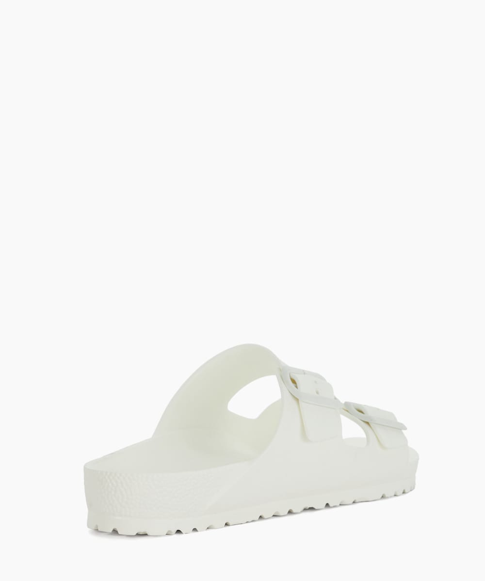 Arizona Eva Men White Birkenstock Arizona Two Strap Sandals Dune London
