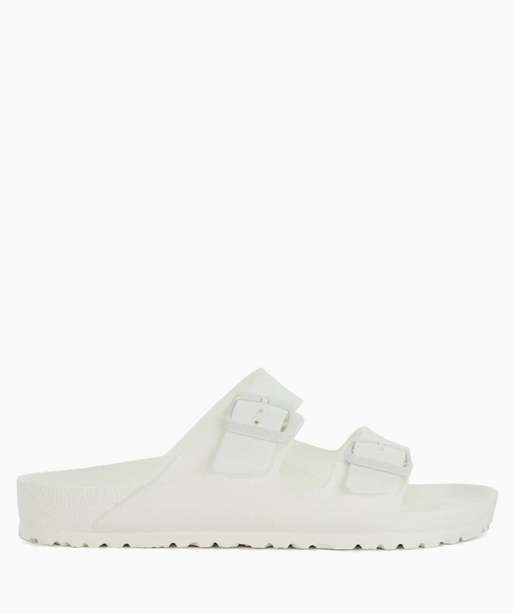 Arizona Eva Men White Birkenstock Arizona Two Strap Sandals Dune London