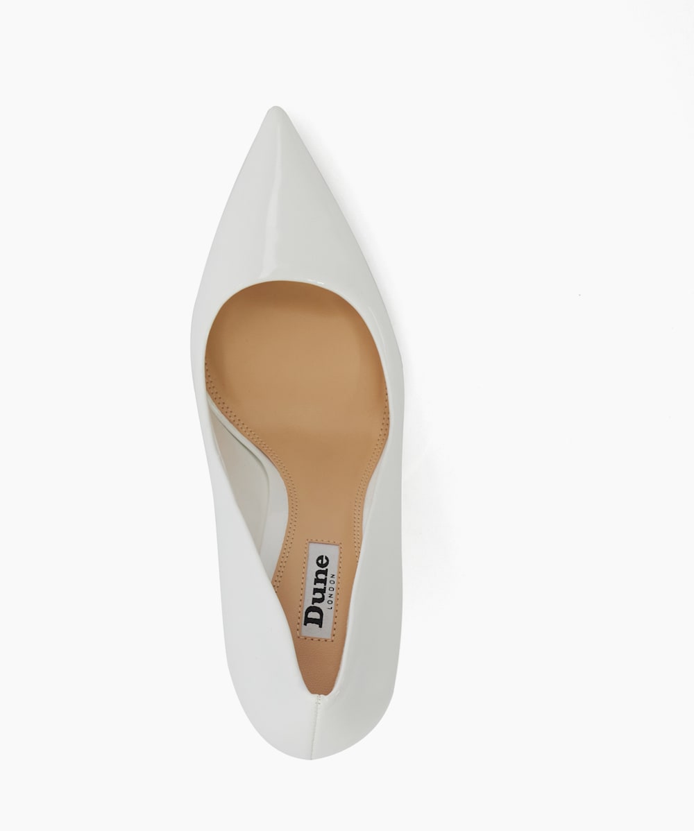 Dune clearance white pumps