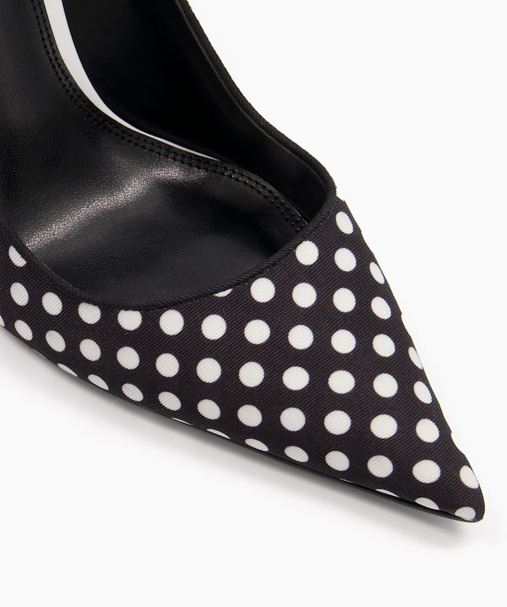 Polka dot store court shoes