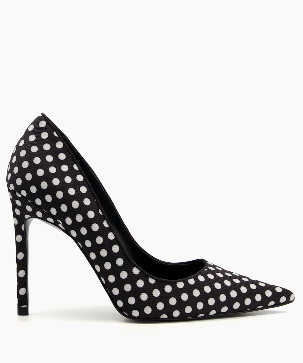 Polka dot platform heels hot sale