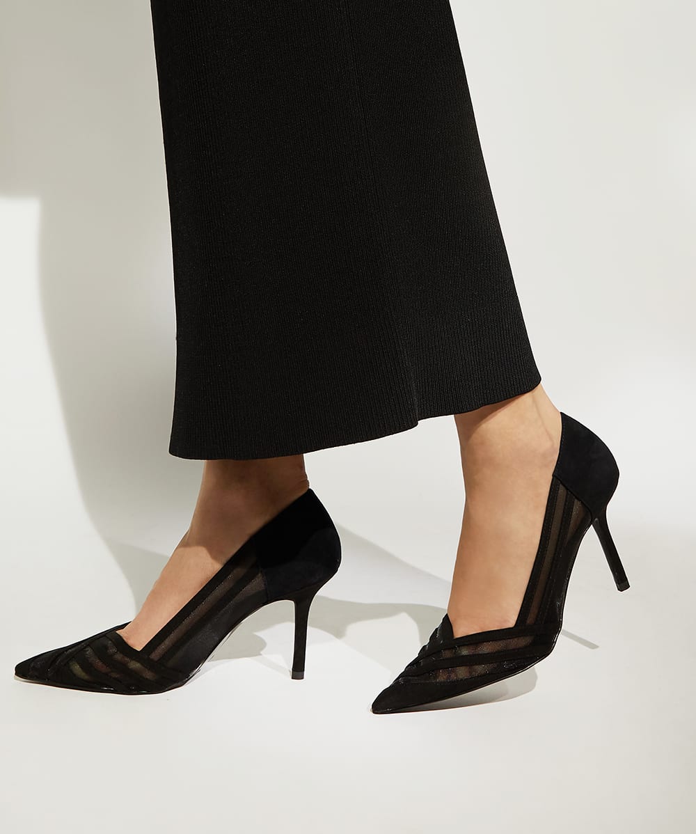 Dune black heels discount