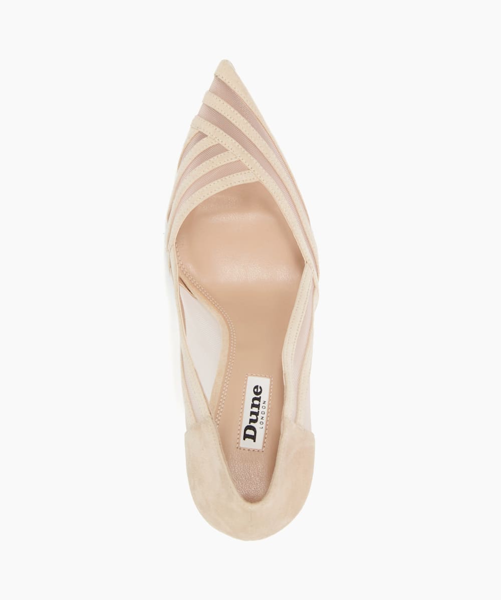 Dune best sale nude shoes