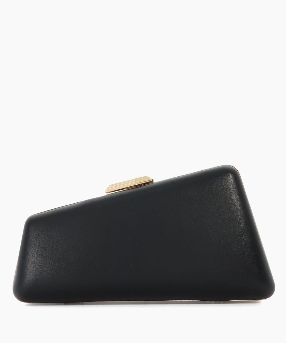 Dune black clutch bag clearance