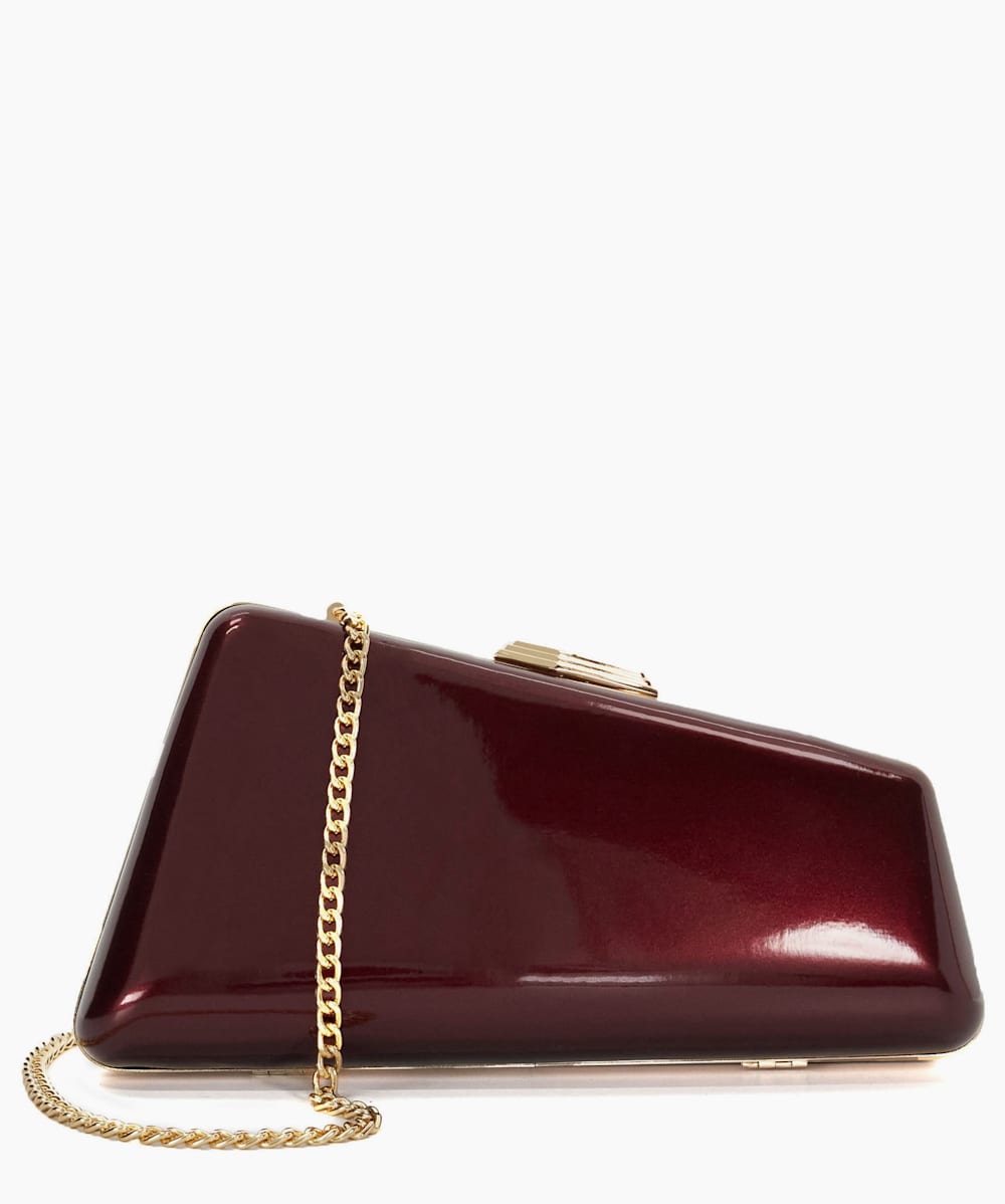Burgundy red clutch bag cheap