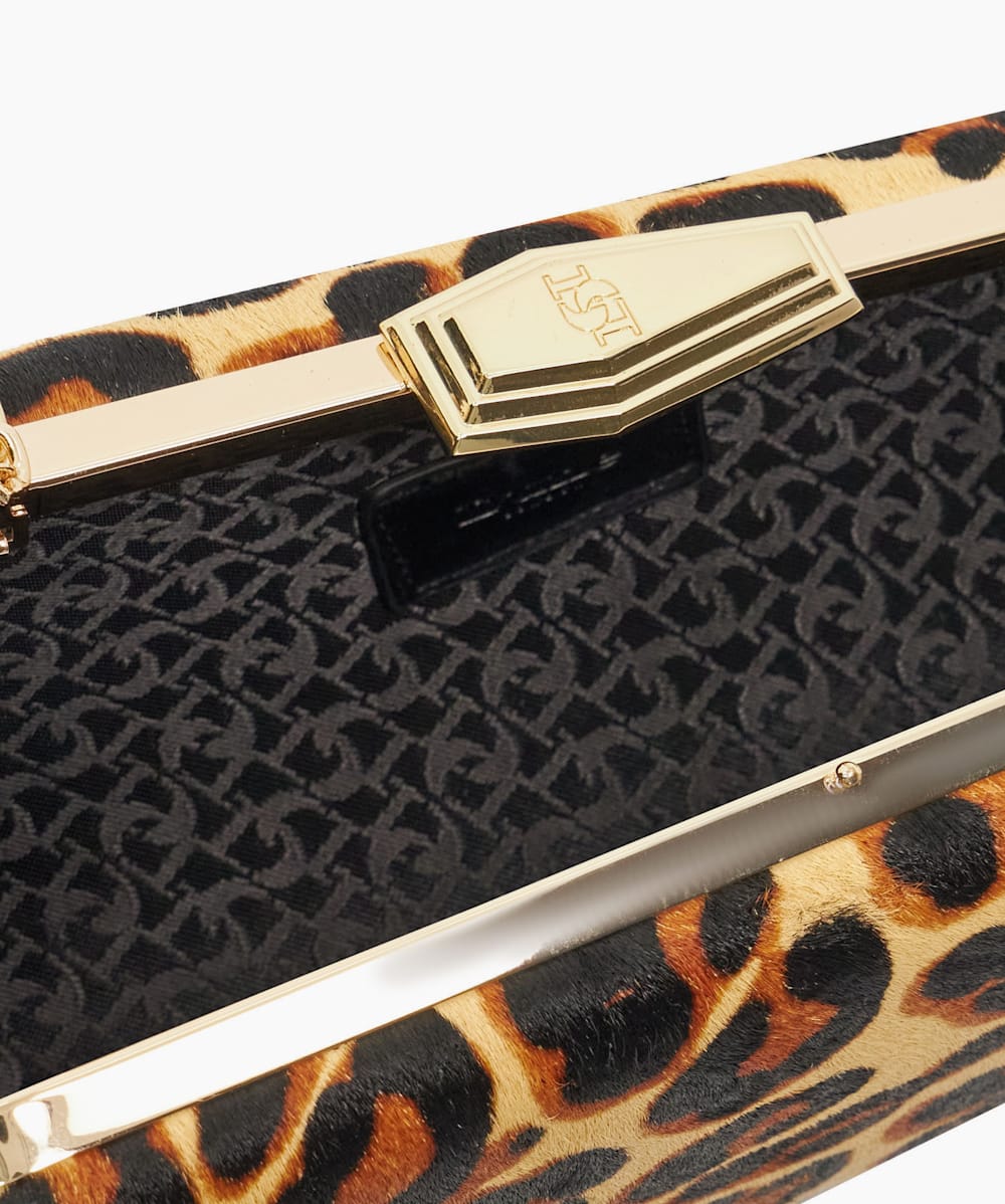 Cheetah print clutch purse new arrivals