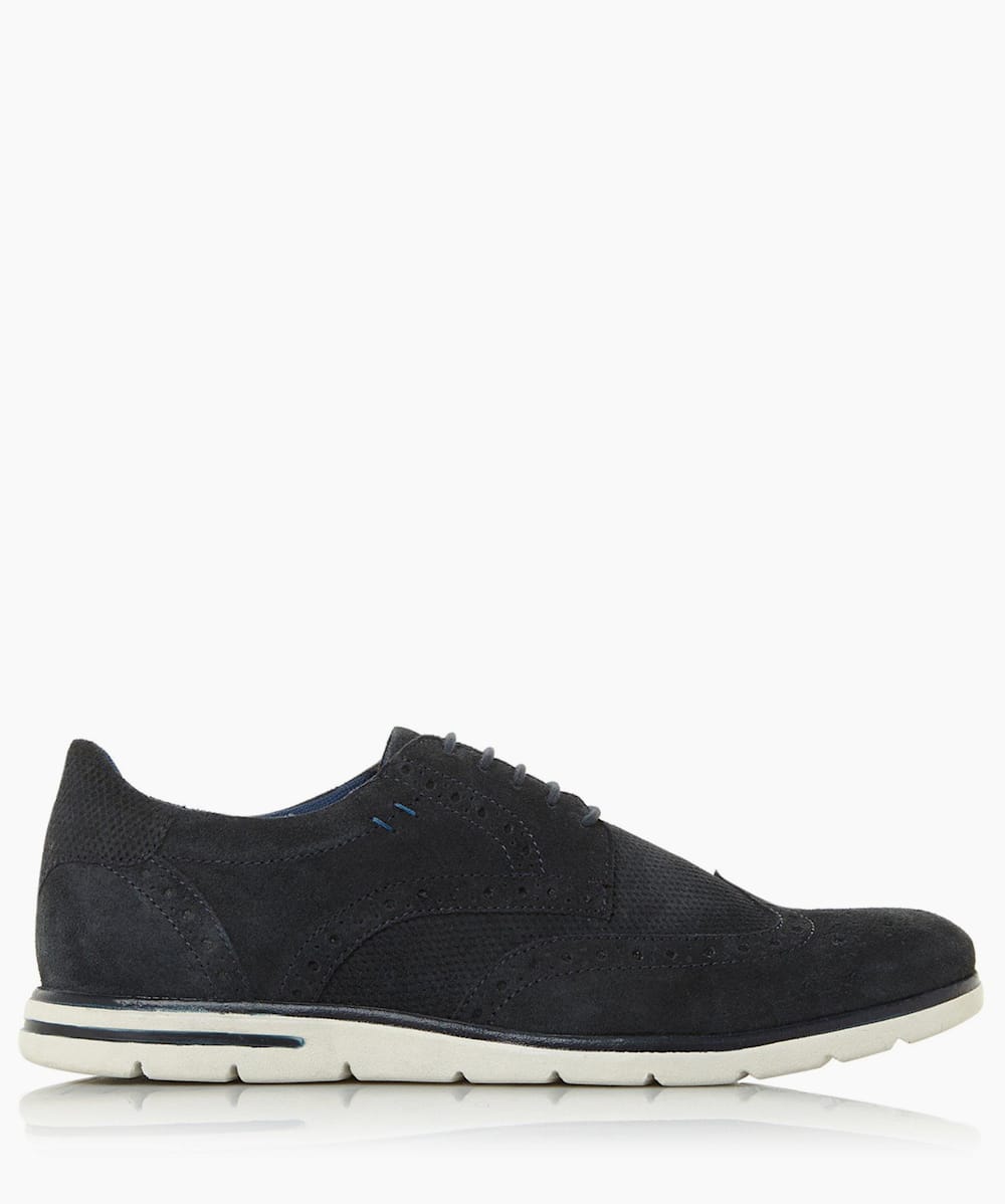 Navy wedge brogues store