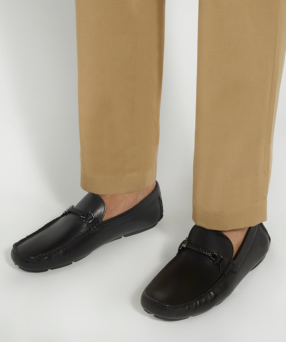 Dune moccasin shop shoes