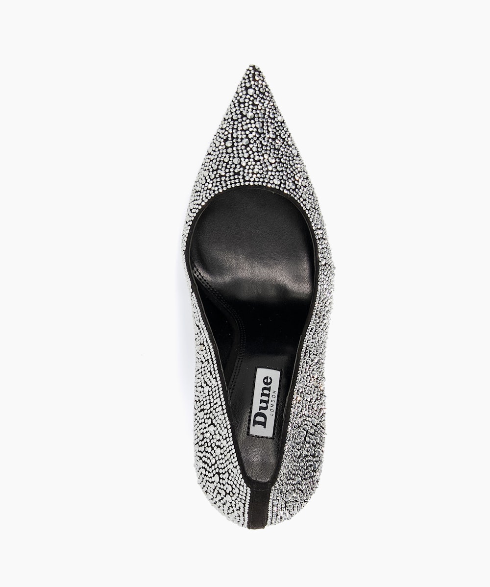 Dune sales glitter pumps