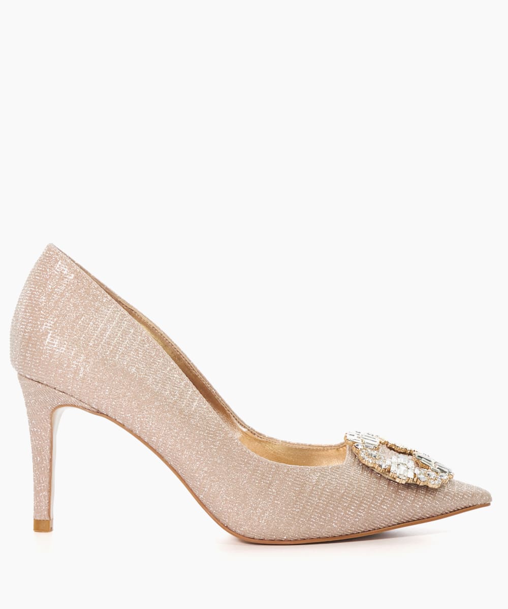 Rose gold deals heels glitter
