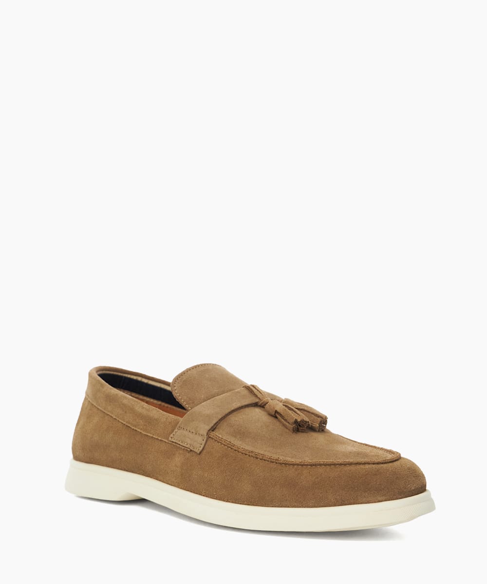 Taupe loafers mens store