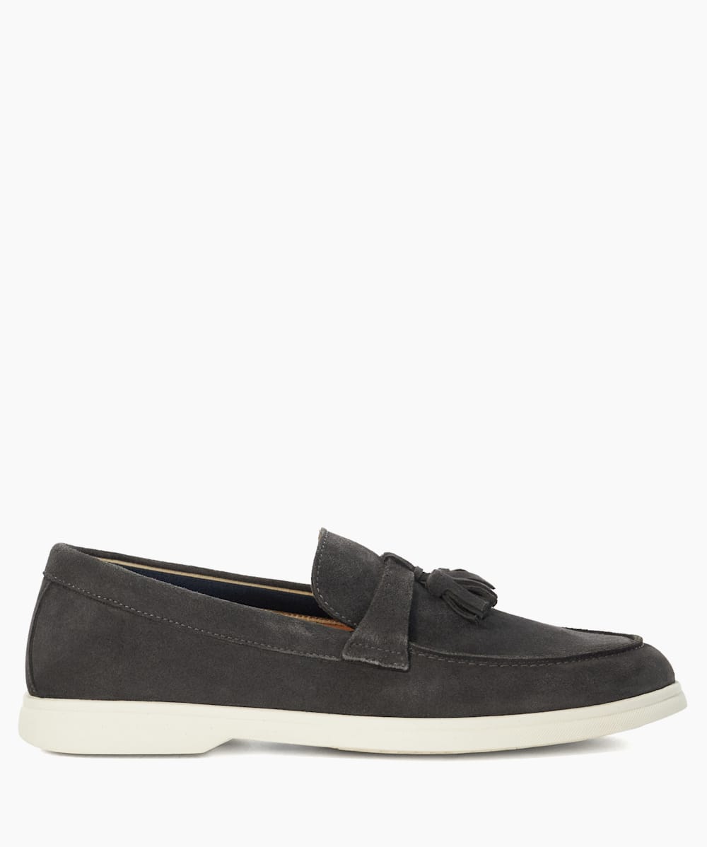 Dune mens suede loafers on sale
