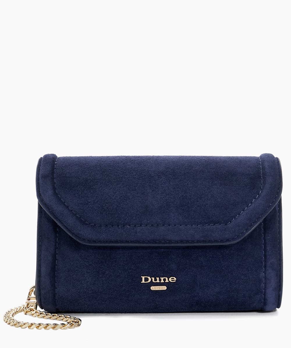 Navy box clutch bag on sale