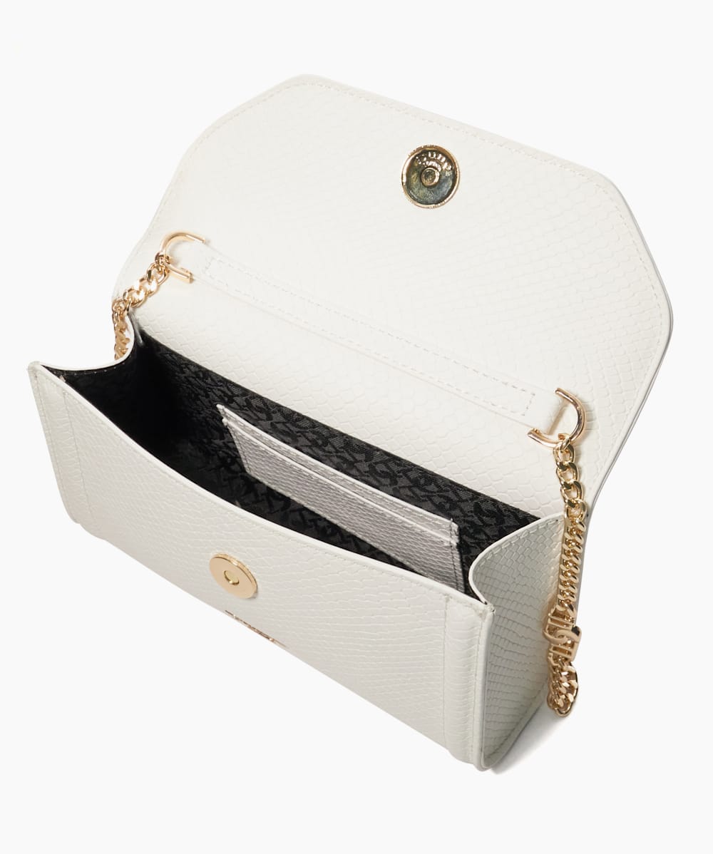 White shoulder bag with chain store