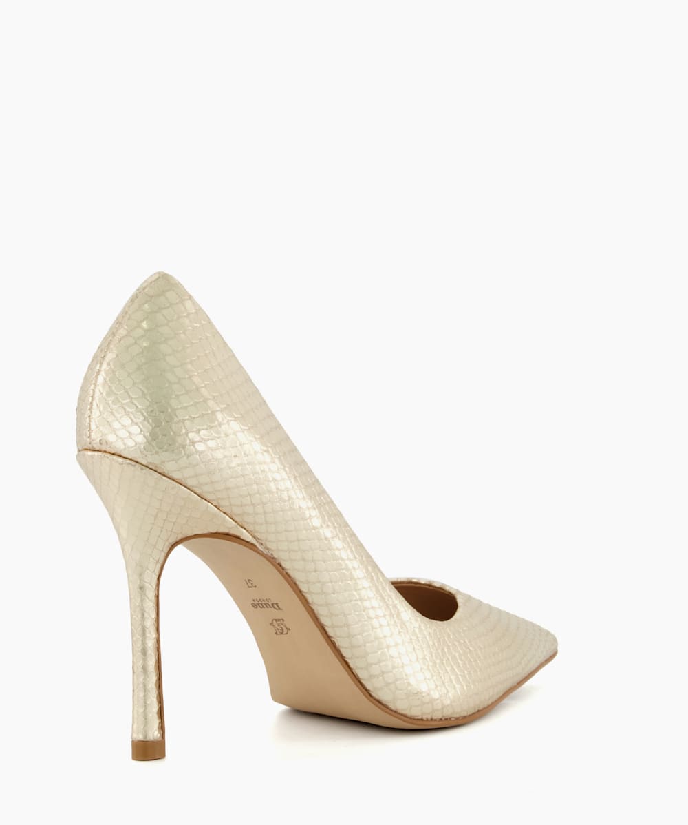 Metallic gold deals pumps