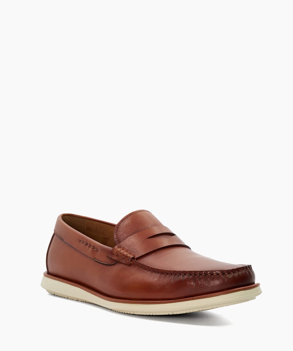 Tan penny loafers mens online