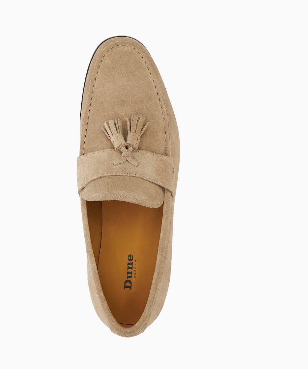 Suede tassel loafers womens hotsell