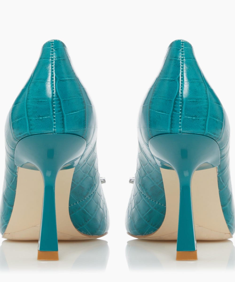 Turquoise court shoes on sale