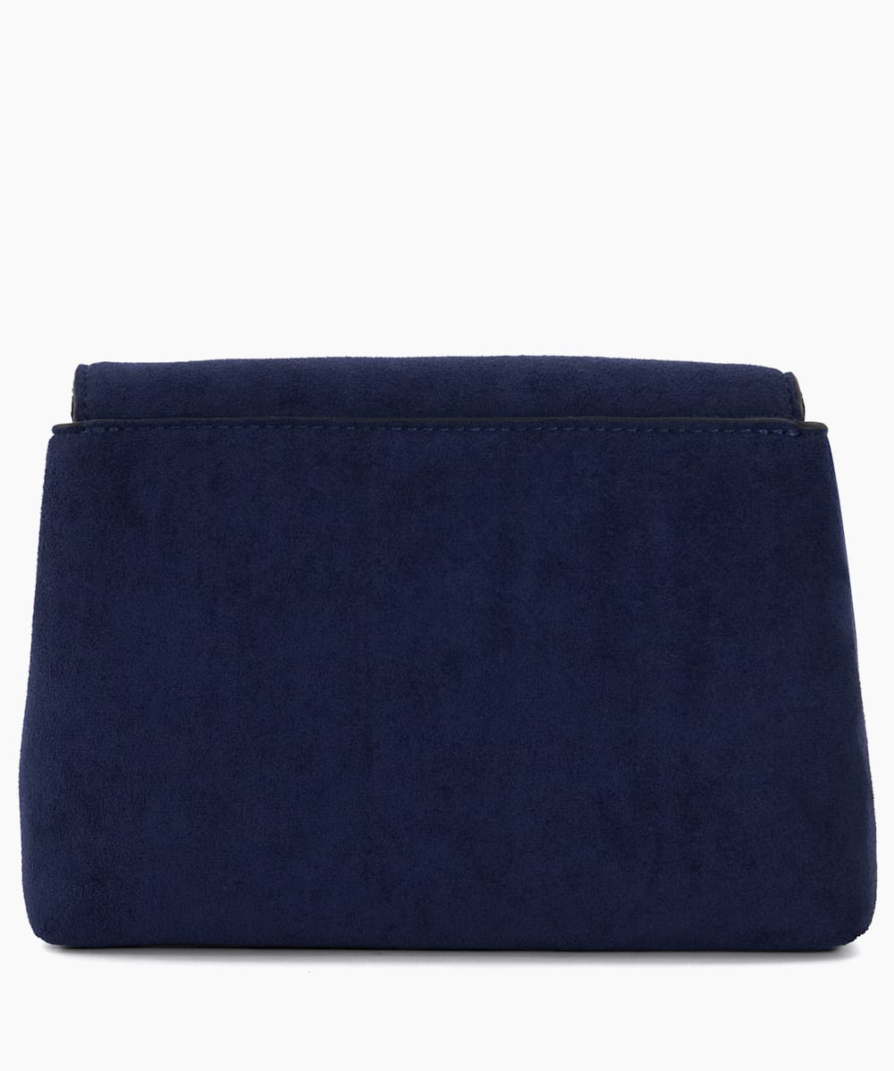Bonio Navy Ring Detail Clutch Bag Dune London