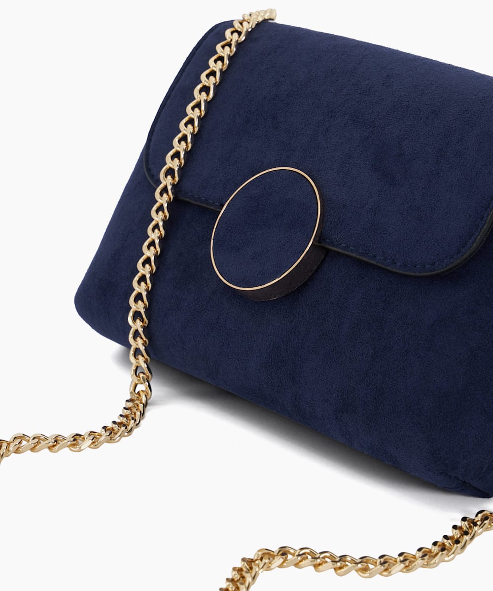 Dune blue clutch bag sale
