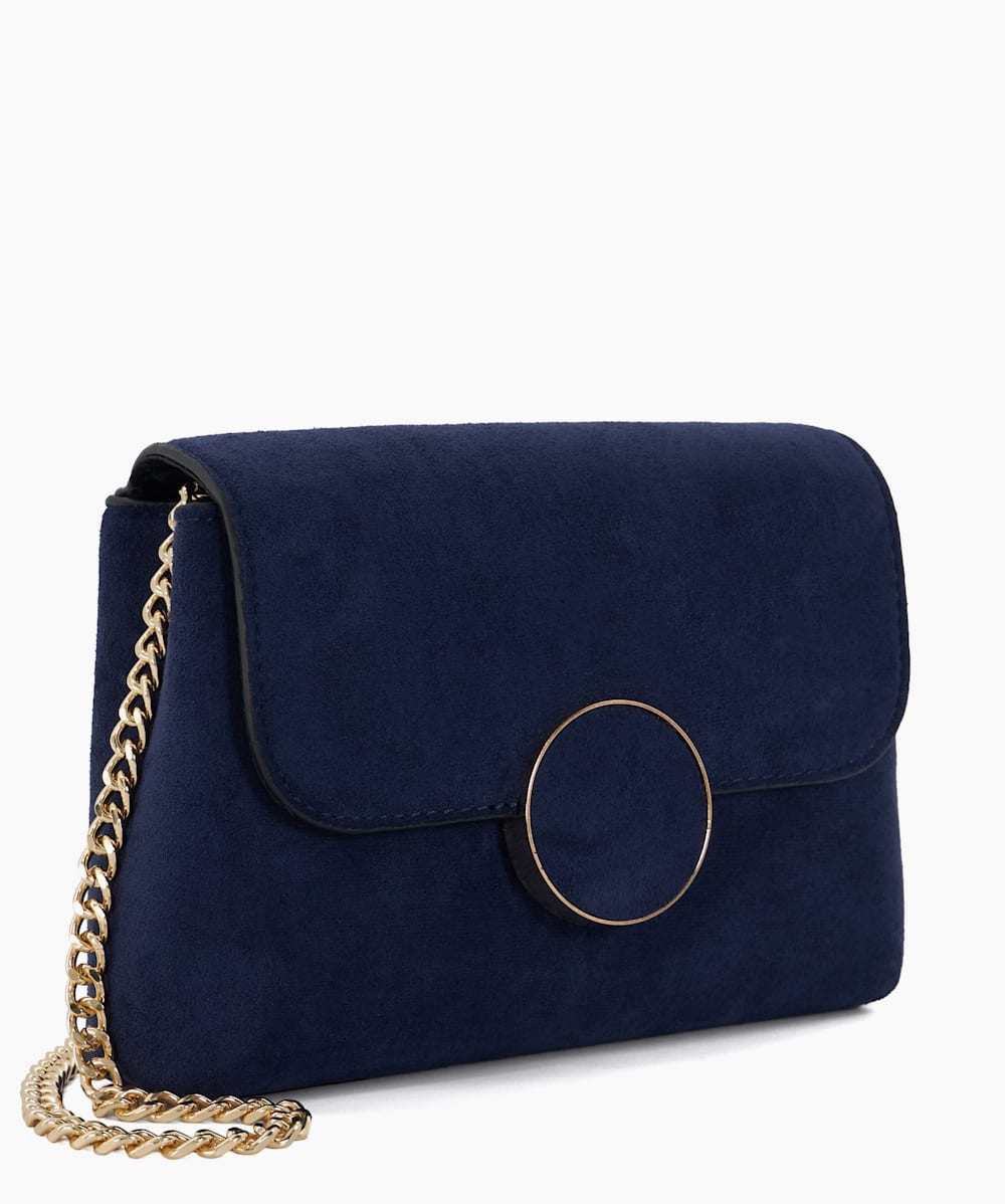 Dune navy clutch bag outlet
