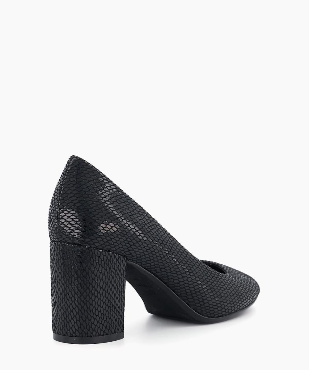 Dune block heel court shoes store