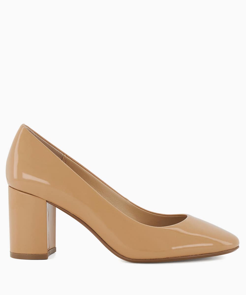 Dune block heel court shoes shop