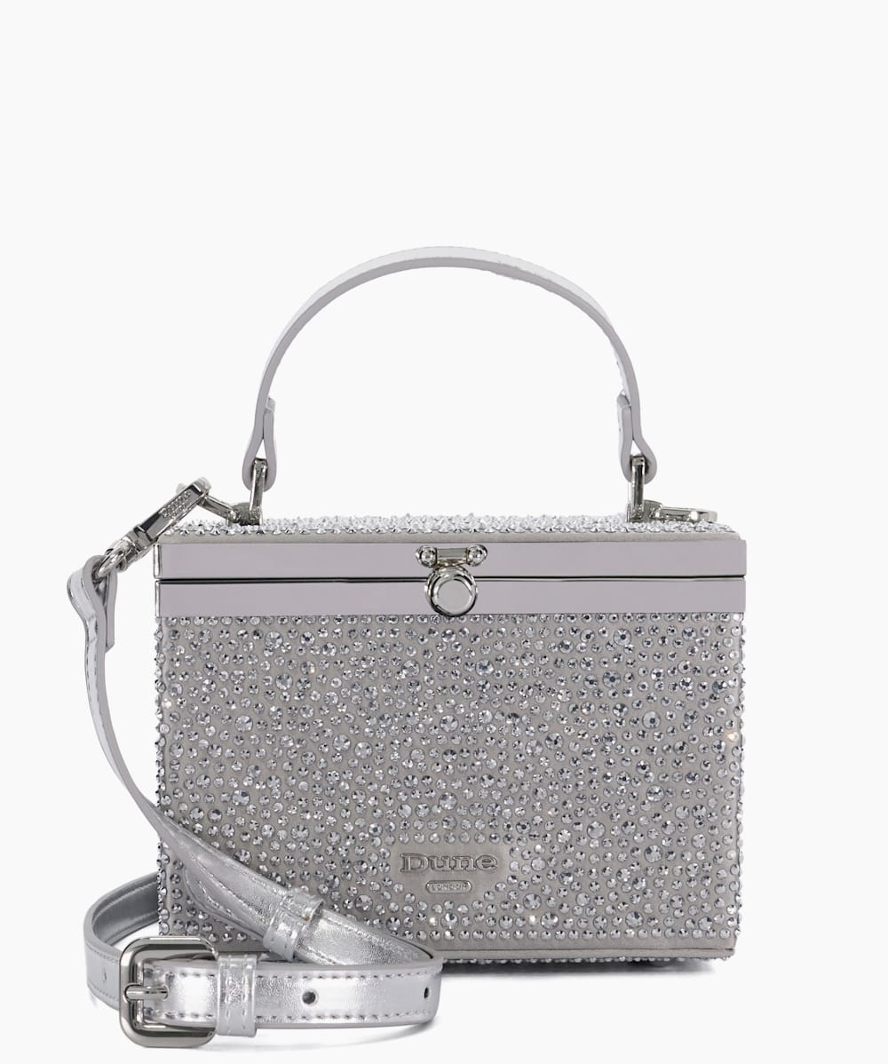 Dune diamante clutch bag hot sale
