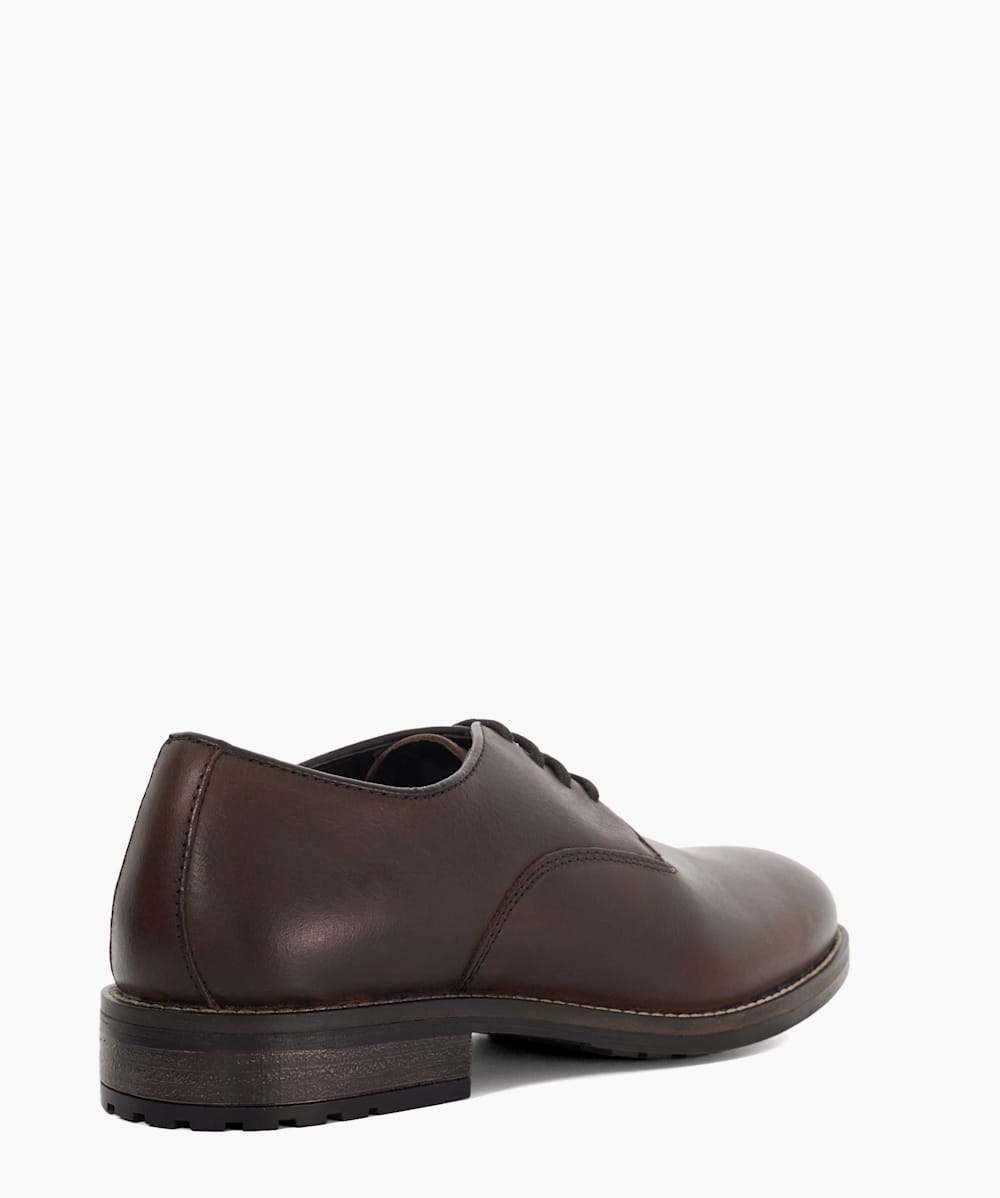 Brickton Brown Lace Up Round Toe Brogues Dune London