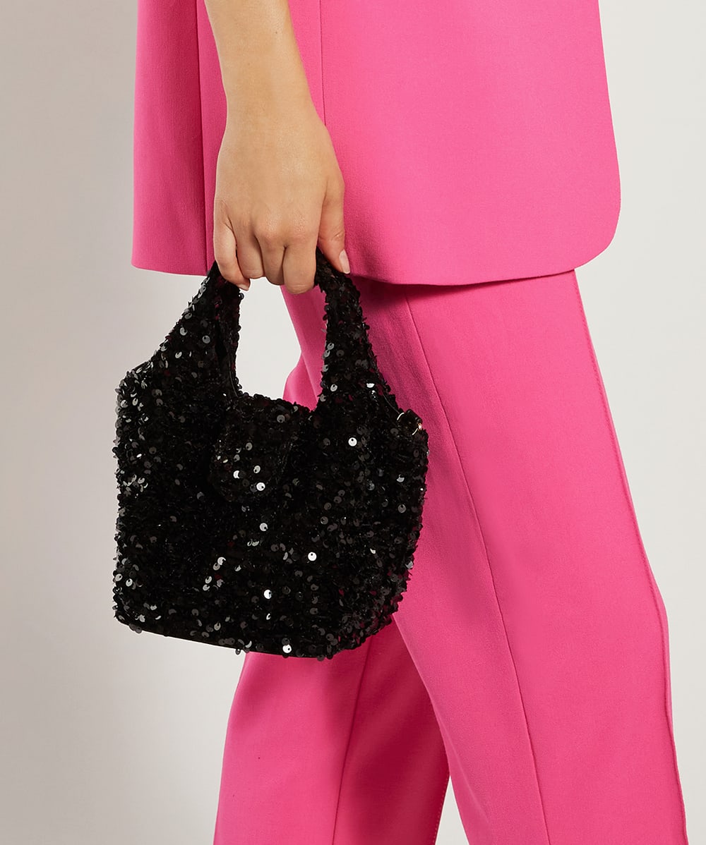 Big sequin purse best sale