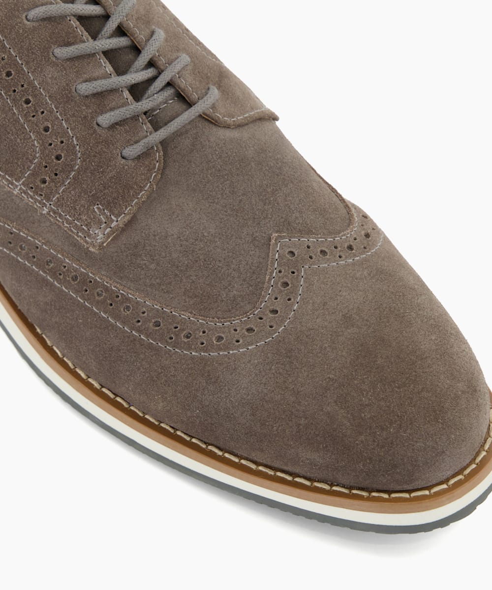 Grey nubuck shoes outlet