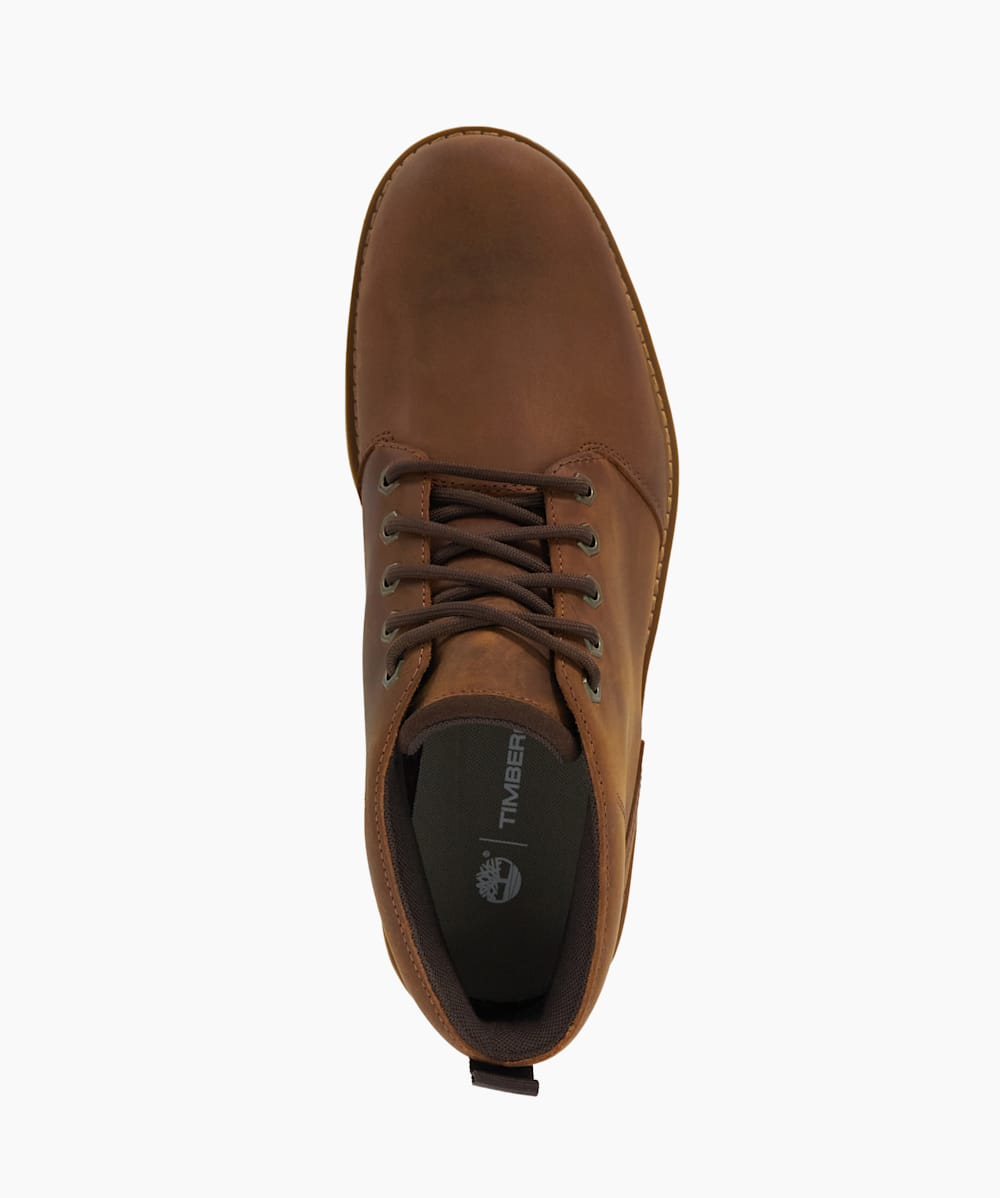 Britton Road Ch Brown Lace Up Waterproof Chukka Boots Dune London