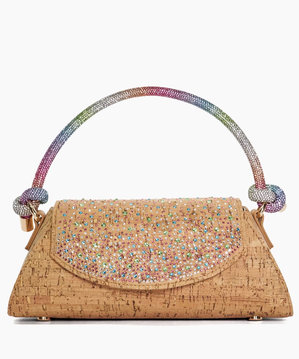 Brynleys Multi Beaded Diamante Handle Grab Bag Dune London