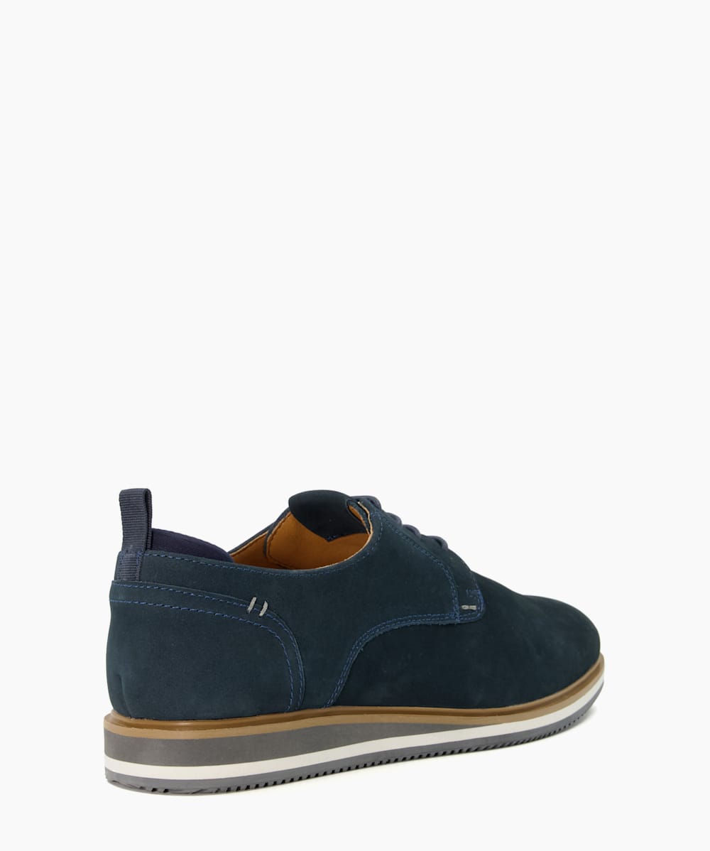 Dune blue suede shoes sales