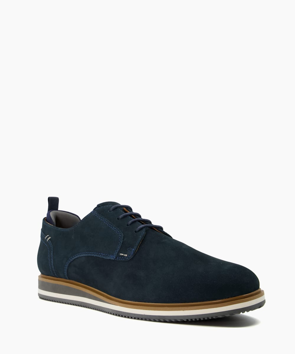 Dune blue suede shoes hotsell
