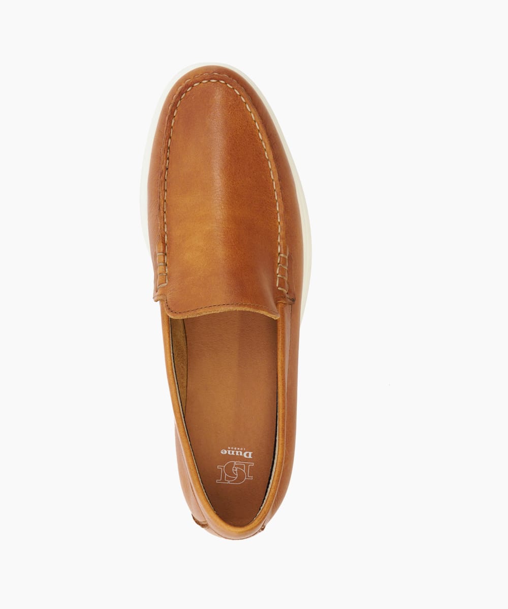 British tan loafers store