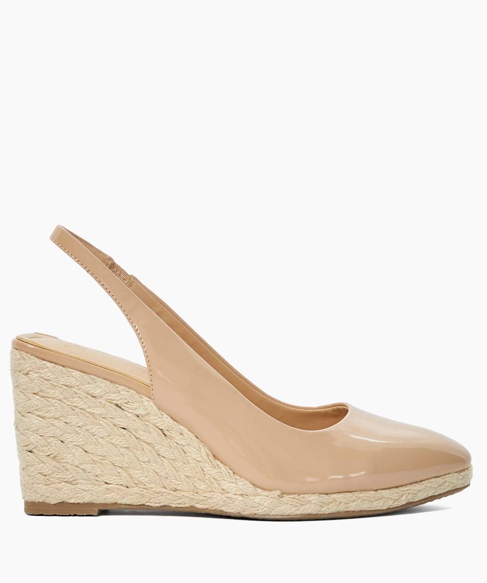 Wedge slingback closed toe shoes on sale