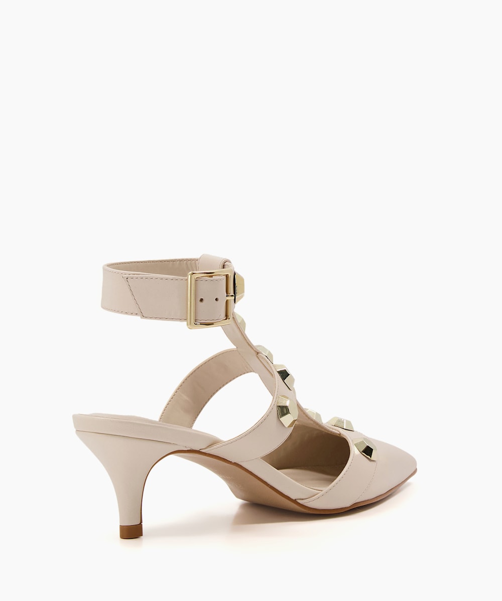 Dune studded kitten heels outlet