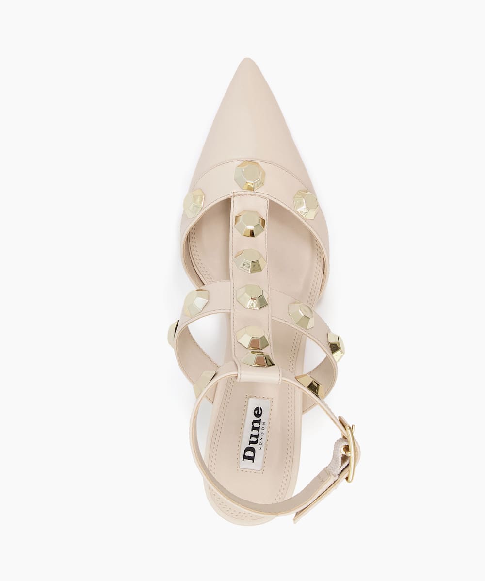 Studded sale heels dune
