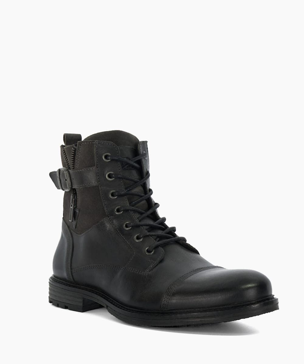 Grey buckle boots new arrivals