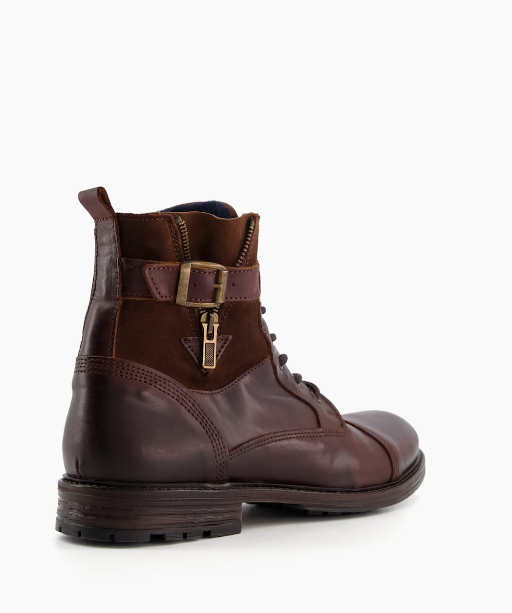 Buckle detail boots hotsell