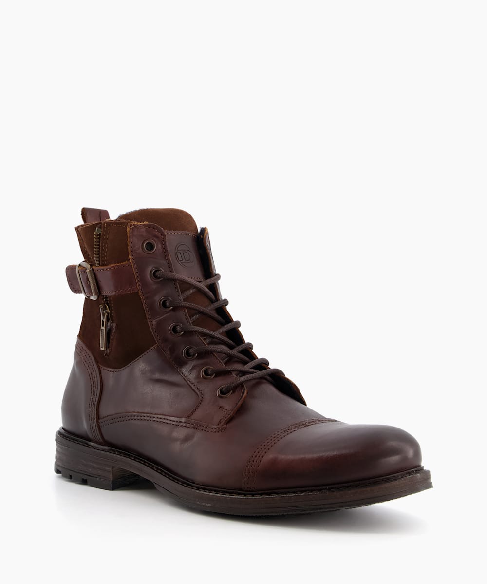 Buckle detail ankle boots on sale