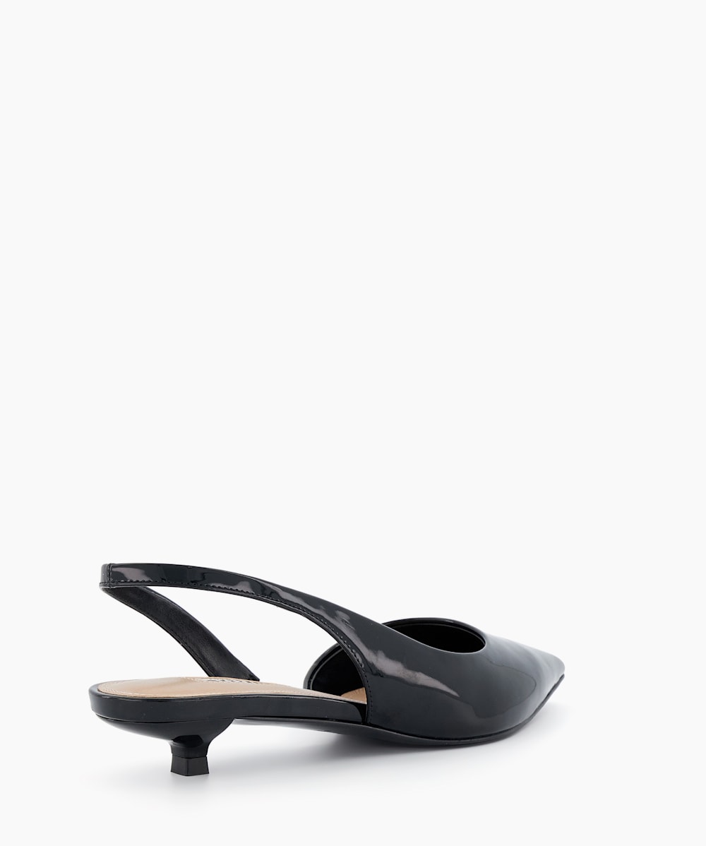 Kitten heel slingback shoes uk shop
