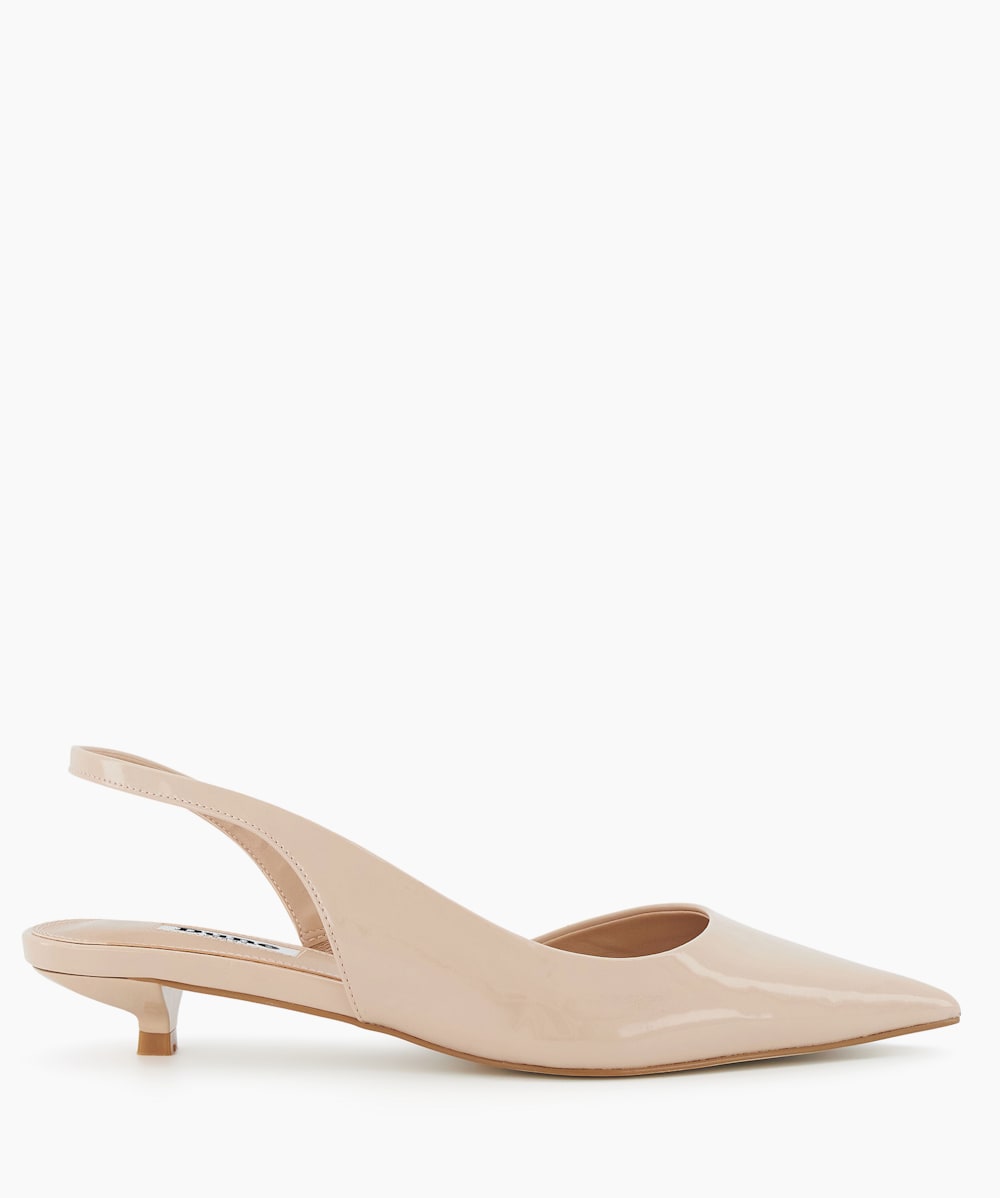 Nude kitten heel pump hot sale