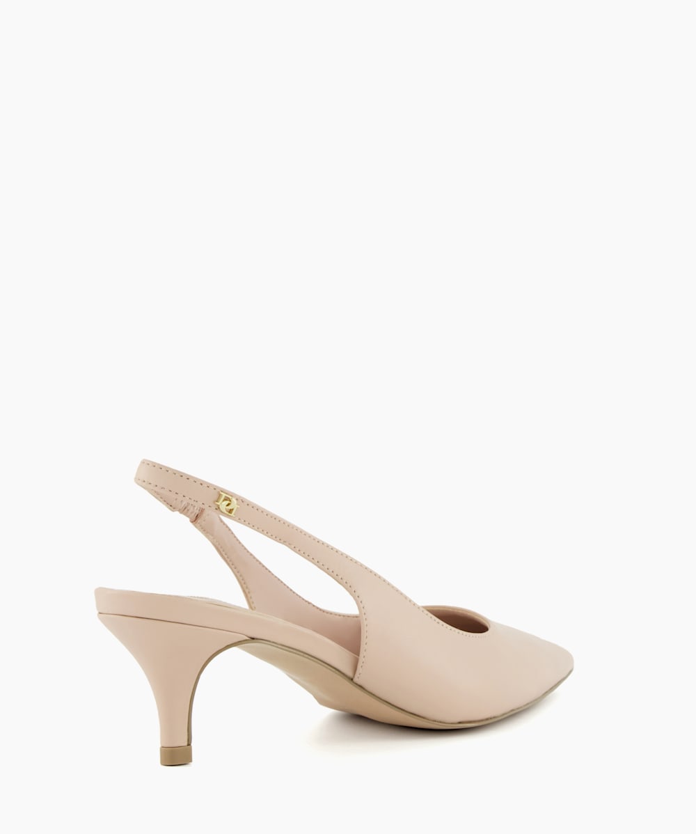 Dune nude cheap court shoes