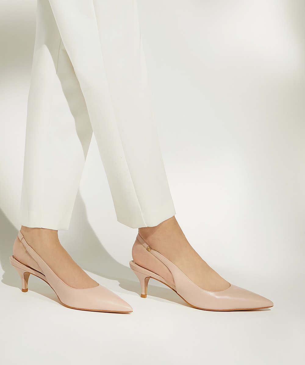 Nude kitten 2025 heel court shoes