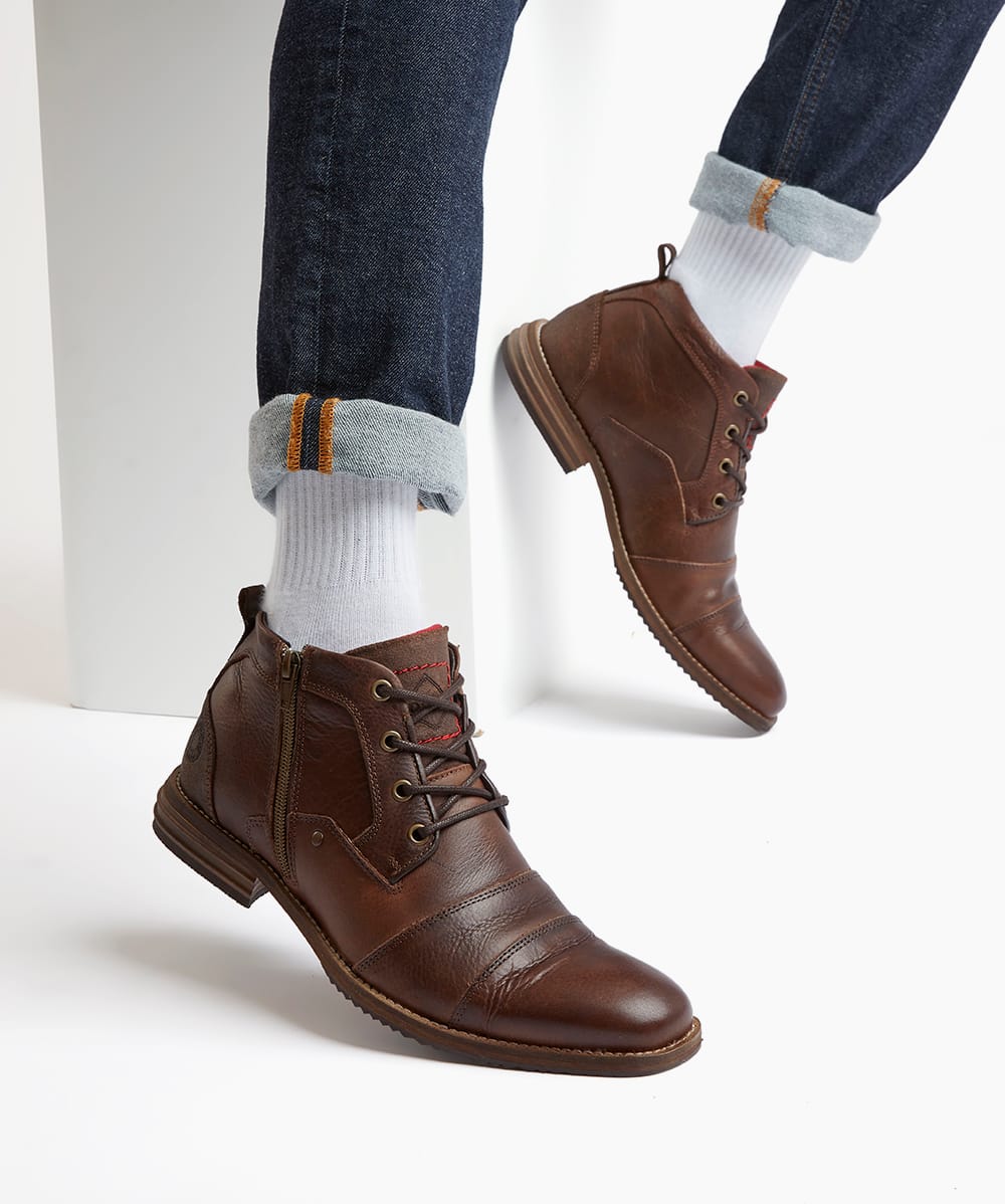 Dune captain toecap store boots
